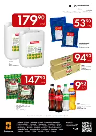 Snabbgross reklamblad Sida 16: Läsk €9,90, Cp kycklingbröstfilé €53,90