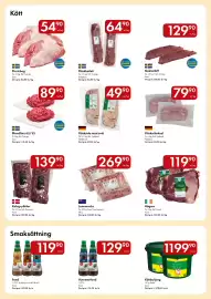 Snabbgross reklamblad Sida 2: Blandfärs 65/35 €89,90, Högrev €119,90