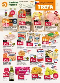 Trefa leták týden 39 Strana 1: Velvet ritual €5.490,00, Madeta jihočeský nature €11,90