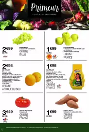 Catalogue Monop' page 12: LE FILET €2,98, Les Idéales Pomme de terre frites €1,98