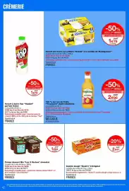 Catalogue Monop' page 42: Yop Yaourt à boire €1,79, Tropicana multi vitamines €2,96