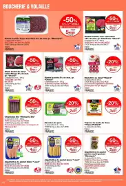 Catalogue Monop' page 44: Charal Steak haché de bœuf €6,11, Loué Aiguillettes de poulet jaune €4,94