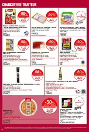 Catalogue Monop' page 48: Saint Agaûne La Fine €4,02, Aoste Jambon Serrano €3,26