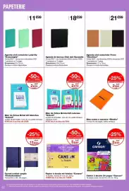 Catalogue Monop' page 60: Oberthur Agenda civil semainier Feroe €21,99, Quovadis Agenda de bureau Club noir €18,99