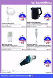 Catalogue Monop' page 63: Moulinex Batteur électrique €29,99, Moulinex Pied mixeur "Moulinex" €24,99