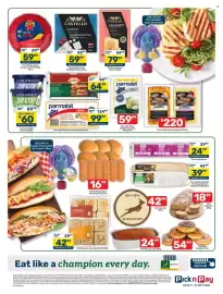 Pick n Pay catalogue week 39 Page 4: Meze Haloumi or Braailoumi €220,00, PnP Ring Doughnuts 6s €54,99