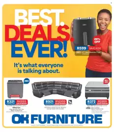 OK Furniture catalogue Page 1: DEFY 4.7l Matt Black Air Fryer €599,00