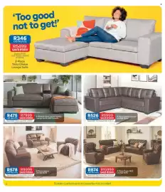 OK Furniture catalogue Page 2: 2-Division Tracy Corner Chaise Lounge Suite with Console €7.999,00