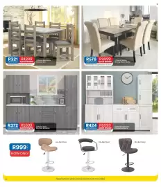 OK Furniture catalogue Page 4: 4. R321 R4999 x36 Months SAVE R1000 Deposit R500. Total Payable R11532 at 24% Int. 7-Piece