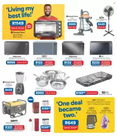 OK Furniture catalogue Page 7: DEFY 30ℓ Silver Microwave Oven €1.199,00, Hisense 34' Black Microwave Oven €1.399,00