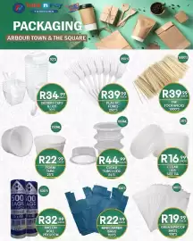 Take 'n Pay catalogue Page 9: Bag on Roll 25x40cm €32,99, Clear Tubs + Lids €44,99