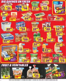 Shoprite catalogue Page 4: Harvestime country mix €37,99, Harvestime mixed vegetables €34,99