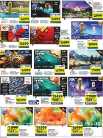 Pick n Pay catalogue Page 2: TCL 40" QLED TV €3.499,00, Hisense 32" Full HD TV €2.299,00