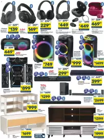 Pick n Pay catalogue Page 3: STYLUS Blizzard 3.1 Channel Speaker System €899,00, Polaroid Ultra Over Ear Headphones €139,00