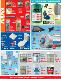 Cashbuild catalogue Page 3: CHAMPION EXTRA THICK ACRYLIC PVA €144,95, EUREKA DRYWALL SCREW €48,95