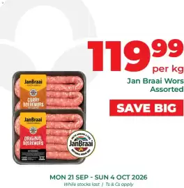 Food Lover's Market catalogue Page 5: Jan Braai Wors Assorted €119,99