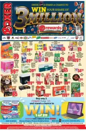 Boxer catalogue Page 12: WAV Hand Washing Powder Assorted €99,00, HOME SQUARE Double Burner Hotplate €199,99