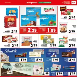 Volantino Despar Sicilia Pagina 13: Cioccolato Lindt fondente/latte €1,99, Cioccolato Lindt Bianco €2,49