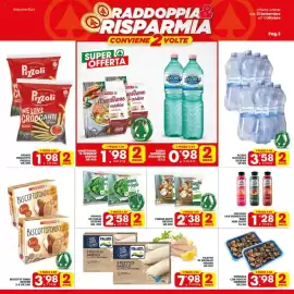 Volantino Despar Sicilia Pagina 3: Funghi misti Despar €2,38, Succoso San Benedetto Zero €1,28