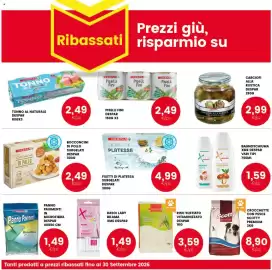 Volantino Interspar Pagina 32: Filetti di platessa surgelati Despar €4,99, Bagnoschiuma Xme €1,59