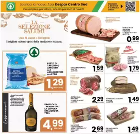 Volantino Interspar Pagina 7: Guanciale di suino Renzini all'etto €1,49, Capocollo Pugliese Storie di Gusto €2,29