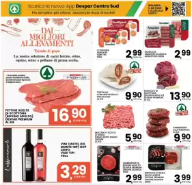 Volantino Interspar Pagina 9: Hamburger alla pizzaiola €9,90, Macinato scelto di suino Despar €5,90