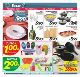 Volantino Iper Super Conveniente Pagina 26: Set 3 taglieri bamboo €9,90, Accademia Mugnano friggitrice con cestello €9,90