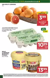 Stokrotka gazetka Strona 2: Jaja ekologiczne O!jajo €10,99, Grejpfruty Czerwone €3,99