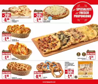 Volantino Il Gigante Pagina 17: Lingua Margherita €1,31, Pizza Margherita a tranci €0,88