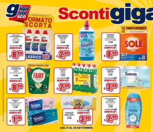 Volantino Il Gigante Pagina 2: Detergente lavastoviglie Fairy €8,99, Detersivo piatti Scala €2,99