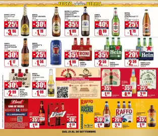 Volantino Il Gigante Pagina 30: Birra Moretti filtrata a freddo €0,98, Raffo ricetta originale €2,15