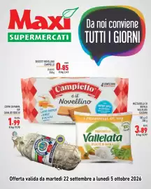 Volantino Maxi Supermercati Pagina 1: Maxi Da noi conviene SUPERMERCATI TUTTI I GIORNI COPPA DI PARMA IGP CAVALIER BOSCHI