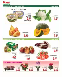 Volantino Maxi Supermercati Pagina 2: Ciotola insalata Dimmidisi €2,99, Pere Santa Maria €2,29