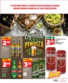 Topaz Express gazetka tydzień 39 Strona 21: Piwo Żubr €2,99, Piwo Tatra Jasne Pełne €2,59