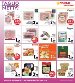 Volantino Conad Superstore Pagina 10: Fesa di tacchino Piacersi Conad €2,99