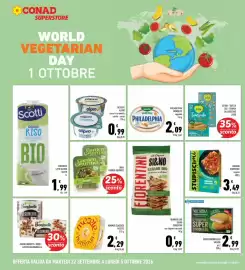 Volantino Conad Superstore Pagina 14: Garden Gourmet Falafel €2,49, Super cordon bleu Valsoia €2,99