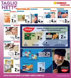 Volantino Conad Superstore Pagina 20: Pizza Margherita Rettangolare Conad €1,99, Croissant Conad vuoto - albicocca €1,79