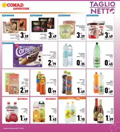Volantino Conad Superstore Pagina 21: Birra Leffe blonde - rouge €1,59, Cola classic Conad €1,49