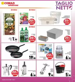 Volantino Conad Superstore Pagina 29: Levatappi a campana cromato Westmark €9,90, Portulaca CONAD