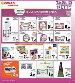 Volantino Conad Superstore Pagina 9: Robiola Piacersi Conad senza lattosio €0,99