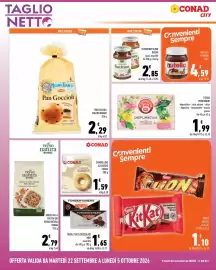 Volantino Conad City Pagina 14: Ciambelline classiche Conad €1,59, Tavoletta di cioccolato Novi assortite €1,65