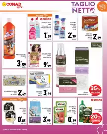 Volantino Conad City Pagina 17: Lettiera classica Sanicat lavanda €3,99, Excellence creme L'Oréal €9,99