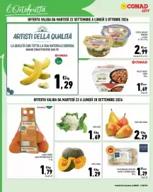 Volantino Conad City Pagina 2: Zucca tonda €1,29, Fico d'india dell'Etna DOP Sapori & Dintorni Conad €1,29