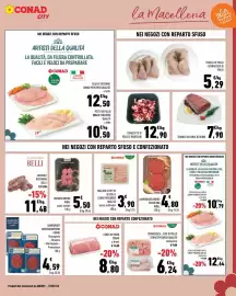 Volantino Conad City Pagina 5: Tagliata di petto di pollo Conad Percorso Qualità senza antibiotici €3,90