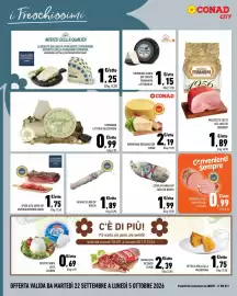 Volantino Conad City Pagina 6: Formaggio Latteria Dolceraggio €0,99, Speck Alto Adige IGP Sapori&Dintorni Conad €1,75