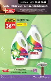 Biedronka gazetka tydzień 39 Strona 7: Płyn do prania Ariel €36,99