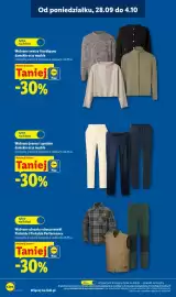 Lidl gazetka tydzień 40 Strona 10: Wybrane jeansy i spodnie damskie oraz męskie