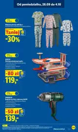 Lidl gazetka tydzień 40 Strona 11: Parking zabawkowy Lupilu €119,00, Elektryczny klucz uderowy PARKSIDE €139,00