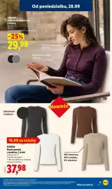 Lidl gazetka tydzień 40 Strona 15: Sweter polo dzianinowy z wiskozą ESMARA €29,99