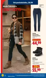 Lidl gazetka tydzień 40 Strona 16: Jeansy damskie skinny fit z bawełną €44,99